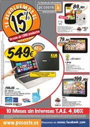 Ofertas de Tablet  en el folleto de PC Coste