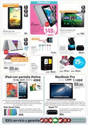 Ofertas de IPad  en el folleto de El Corte Inglés