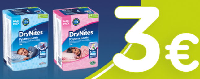 3€ descuento en Drynites