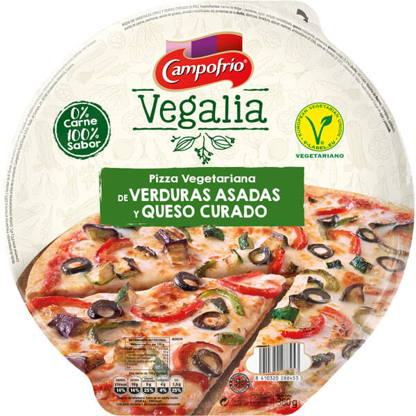 50% de descuento en Pizza Vegalia Verduras360 Camp