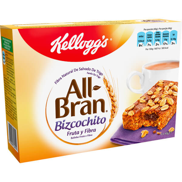 50% de descuento en Bizcochitos All Bran 6X40G