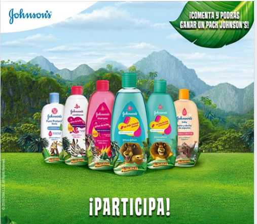 Participa y gana un pack de Productos Johnson’s Baby edición Madagascar