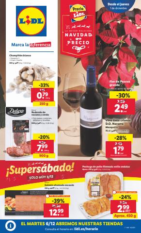 Ofertas de Hiper-Supermercados en Cospeito | La mejor relación Navidad - precio de Lidl | 1/12/2022 - 7/12/2022