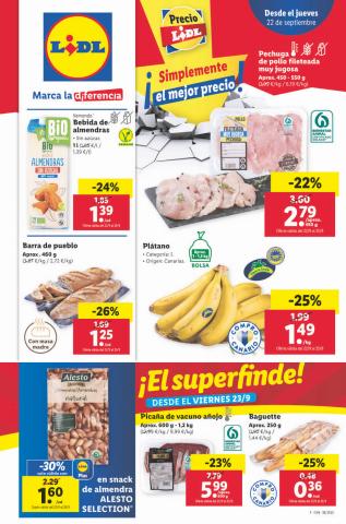 Ofertas de Hiper-Supermercados en Maspalomas | ¡Simplemente el mejor precio! de Lidl | 22/9/2022 - 28/9/2022