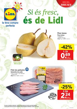 Ofertas de Lidl en el folleto de Sant Fost de Campsentelles