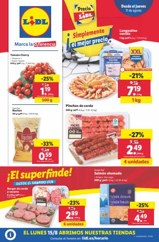 Ofertas de Hiper-Supermercados en Caudete | ¡Simplemente el mejor precio! de Lidl | 11/8/2022 - 17/8/2022