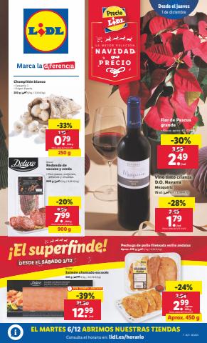 Ofertas de Hiper-Supermercados en Fuenlabrada | La mejor relación Navidad - precio de Lidl | 1/12/2022 - 7/12/2022