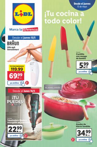 Catálogo Lidl | ¡Tu cocina a todo color! | 12/5/2022 - 18/5/2022