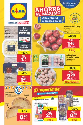 Ofertas de Hiper-Supermercados en Carcaixent | AHORRA AL MÁXIMO de Lidl | 19/5/2022 - 25/5/2022