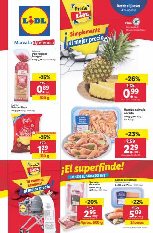 Ofertas de Hiper-Supermercados en Capdepera | Simplemente el mejor precio de Lidl | 4/8/2022 - 10/8/2022