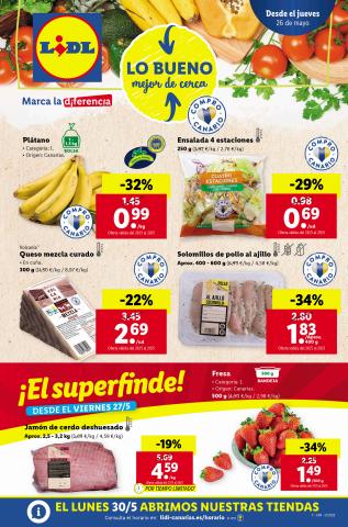 Ofertas de Hiper-Supermercados en Agüimes | Marca la diferencia de Lidl | 26/5/2022 - 1/6/2022