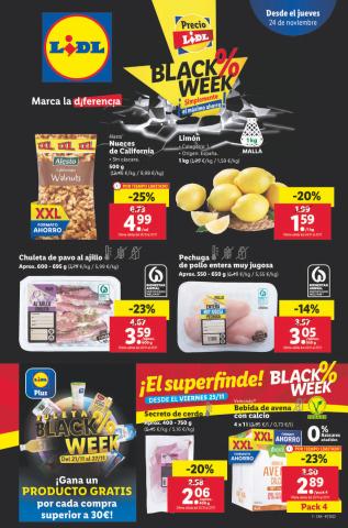 Ofertas de Hiper-Supermercados en Santa Brígida | Black Week de Lidl | 24/11/2022 - 30/11/2022