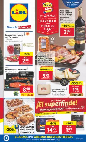 Ofertas de Hiper-Supermercados en Las Palmas de Gran Canaria | La mejor relación Navidad - precio de Lidl | 8/12/2022 - 14/12/2022