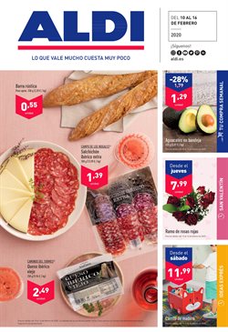 Ofertas de ramo de rosas en el catálogo de ALDI ( Caduca mañana)