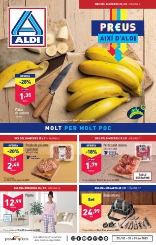 Catálogo ALDI en Manresa | Molt per molt poc | 25/1/2023 - 31/1/2023