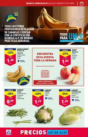 Catálogo ALDI en Nucia | Folleto Aldi | 5/4/2023 - 11/4/2023