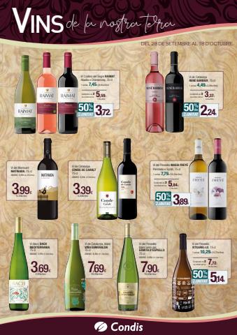 Ofertas de Hiper-Supermercados en Deltebre | Vins i caves de la nostra terra de Condis | 28/9/2022 - 18/10/2022