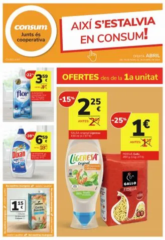 Catálogo Consum en Gandia | Així s'estalvia! | 31/3/2023 - 26/4/2023