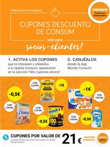 Ofertas de Hiper-Supermercados en Caudete | Consum - Agosto de Consum | 1/8/2022 - 31/8/2022