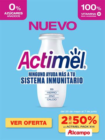 Catálogo Actimel en Santa Cruz de Tenerife | Promo Actimel en Alcampo. ¡No te lo pierdas! | 25/5/2022 - 7/6/2022