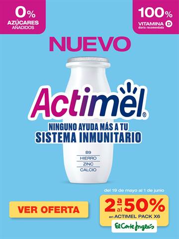 Catálogo Actimel en Cartagena | Promo Actimel en ECI. ¡No te lo pierdas! | 25/5/2022 - 1/6/2022
