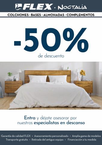 Ofertas de Hogar y Muebles en Alicante | -50% de descuento de Flex Noctalia | 23/9/2022 - 30/10/2022