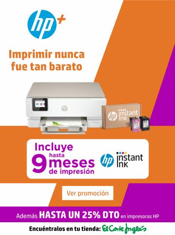 Ofertas de Informática y Electrónica en Lleida | Imprimir nunca fue tan barato de HP | 23/11/2022 - 28/11/2022