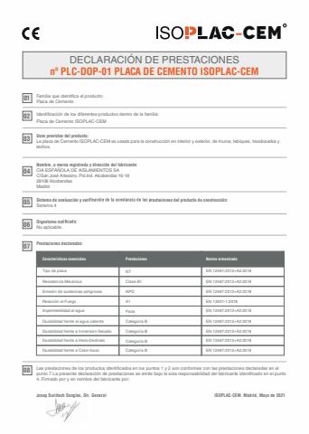 Catálogo Isolana | Manual ISOPLAC CEM | 7/3/2022 - 31/12/2022