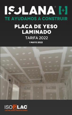 Catálogo Isolana en Toledo | Tarifa ISOLANA – Sistemas Placa ISOPLAC | 26/4/2022 - 31/5/2022