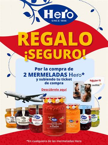 Ofertas de Hiper-Supermercados en Llanes | Promoción regalo seguro Hero de Hero | 23/5/2022 - 31/5/2022