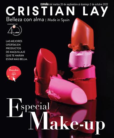 Ofertas de Perfumerías y Belleza en Selva del Camp | Catálogo Cristian Lay de Cristian Lay | 26/9/2022 - 2/10/2022