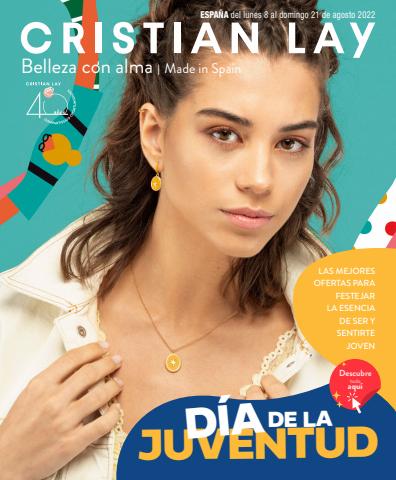 Ofertas de Perfumerías y Belleza en Sant Joan d'Alacant | Día de la juventud de Cristian Lay | 16/8/2022 - 21/8/2022