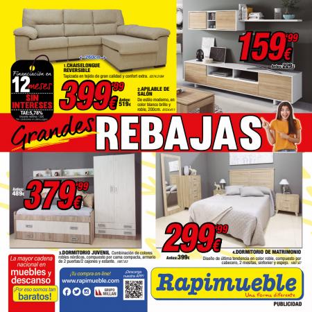 Ofertas de Hogar y Muebles en Puebla de Cazalla | Nuevo Catálogo de Rapimueble | 1/7/2022 - 31/8/2022