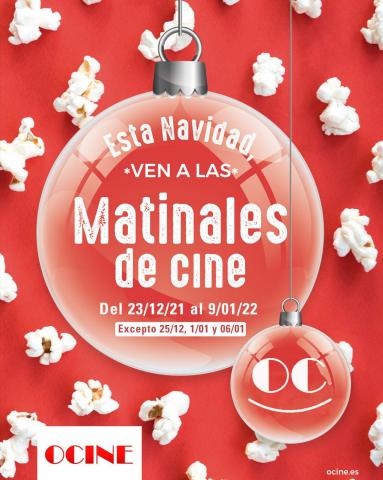 Catálogo Ocine en Granollers | ¡Estas navidades disfruta de las sesiones matinales de cine!  | 24/12/2021 - 9/1/2022
