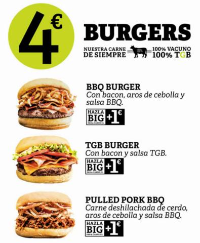 Catálogo The Good Burger en Roquetas de Mar | Carta TGB | 13/5/2022 - 30/6/2022