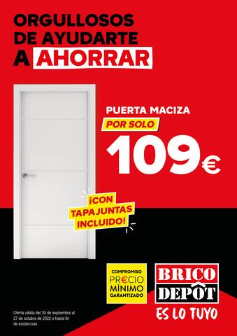 Ofertas de Hogar y Muebles en Alicante | Especial confort de Brico Depôt | 1/10/2022 - 27/10/2022
