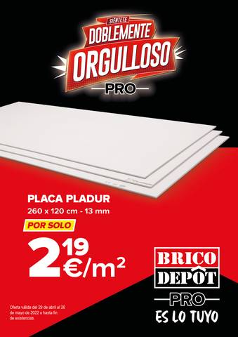 Catálogo Brico Depôt en Alcalá de Guadaira | BRICO DEPÔT: especial profesionales | 29/4/2022 - 26/5/2022