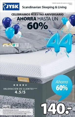 Catálogo JYSK en Alcorcón | Grandes ofertas JYSK | 30/3/2023 - 16/4/2023