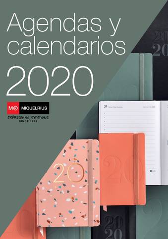 Catálogo Miquel Rius en Mataró | Agendas y calendarios 2020 | 20/12/2019 - 31/12/2020