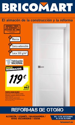 Ofertas de Bricomart en el folleto de Madrid