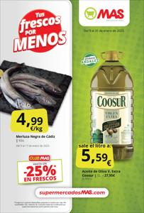Catálogo Supermercados MAS en Cádiz | Folleto enero 2023 | 6/1/2023 - 31/1/2023