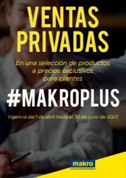 Catálogo Makro en Llanera | VENTAS PRIVADAS #MAKROPLUS | 18/5/2023 - 30/6/2023