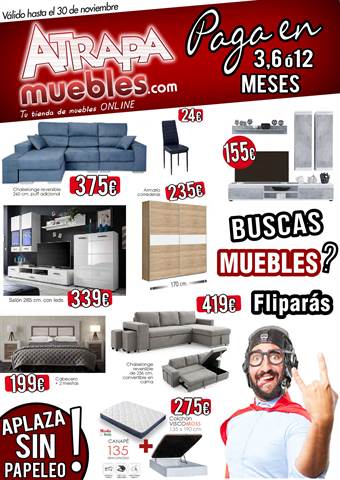 Catálogo ATRAPAmuebles en Almería | Buscas muebles? Fliparás | 19/10/2022 - 12/12/2022