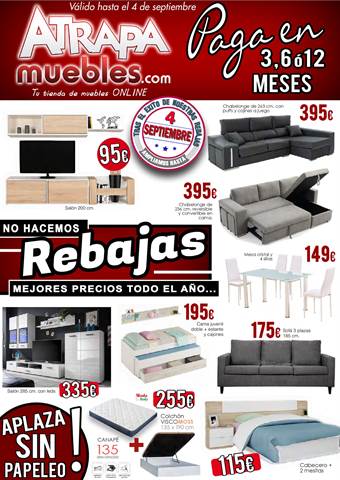 Ofertas de Hogar y Muebles en Puebla de Cazalla | Mejores precios todo el año de ATRAPAmuebles | 1/7/2022 - 31/7/2022