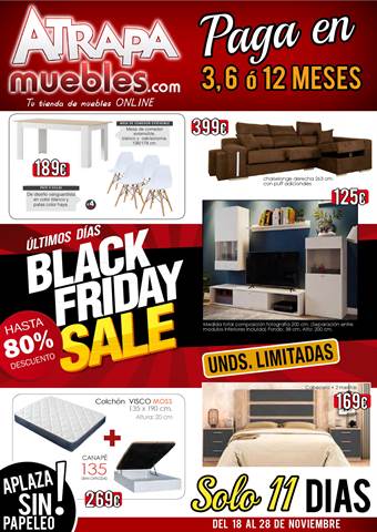 Catálogo ATRAPAmuebles | Black Friday Sale | 18/11/2022 - 28/11/2022