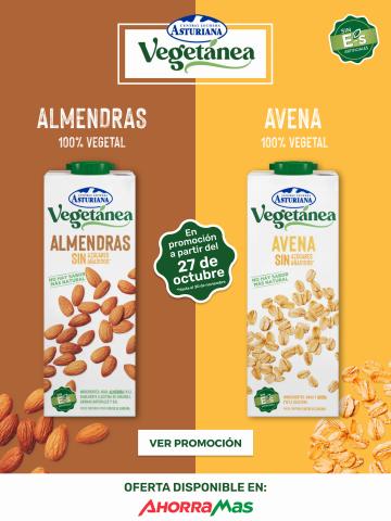Ofertas de Hiper-Supermercados en Fuente Obejuna | Promoción Vegetánea Ahorramas de Central Lechera Asturiana | 27/10/2022 - 27/11/2022