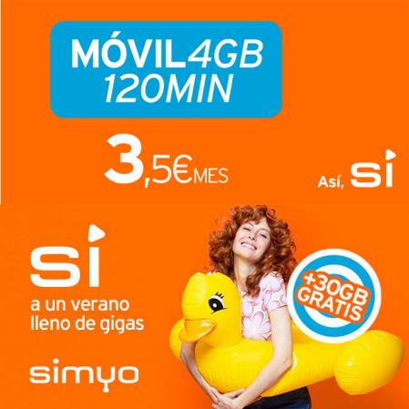Ofertas de Informática y Electrónica en Peñarroya-Pueblonuevo | Promos imperdibles de Simyo | 1/7/2022 - 14/7/2022