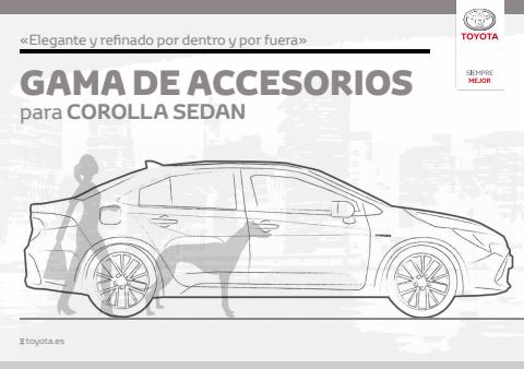 Catálogo Toyota en Alzira | Corolla Sedan | 27/4/2022 - 27/4/2023