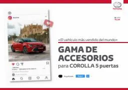 Oferta en la página 27 del catálogo Corolla de Toyota