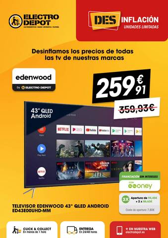 Ofertas de Primeras marcas en Boadilla del Monte | DESinflación by ELECTRODEPOT de Electro Depot | 26/9/2022 - 25/10/2022